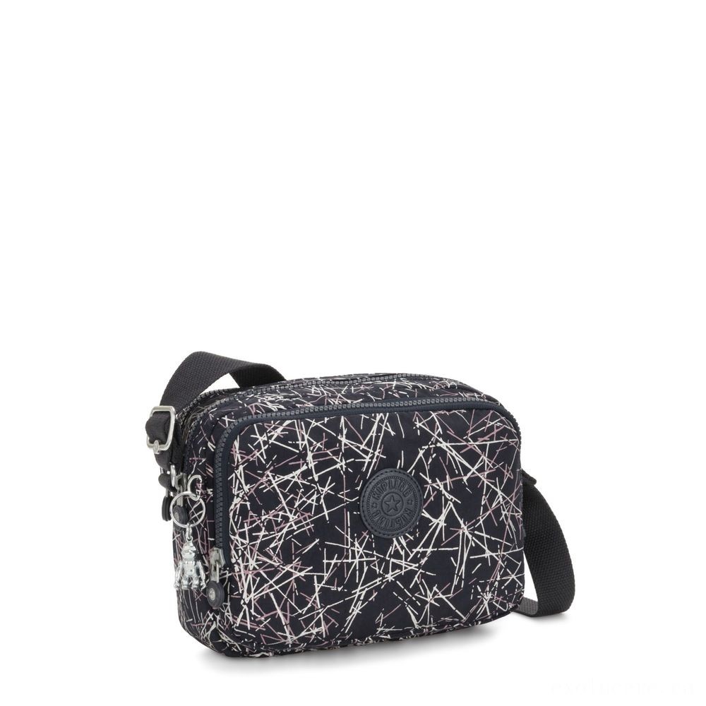 Free Gift with Purchase - Kipling SILEN Small All Over Body System Purse Navy Stick Print. - Liquidation Luau:£42