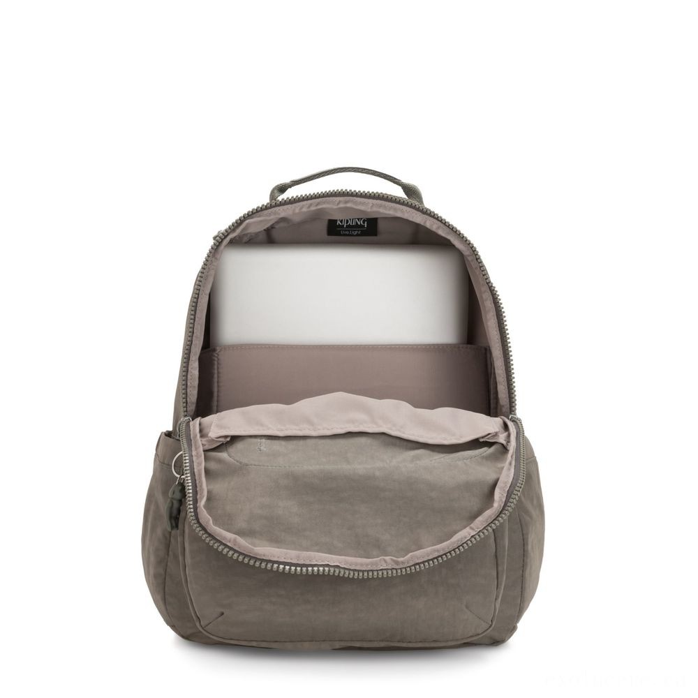 50% Off - Kipling SEOUL Sizable knapsack along with Notebook Protection Seagrass. - Thanksgiving Throwdown:£48