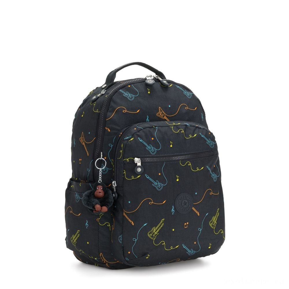 Father's Day Sale - Kipling SEOUL Huge Backpack with Laptop Computer Protection Rock On. - Virtual Value-Packed Variety Show:£46