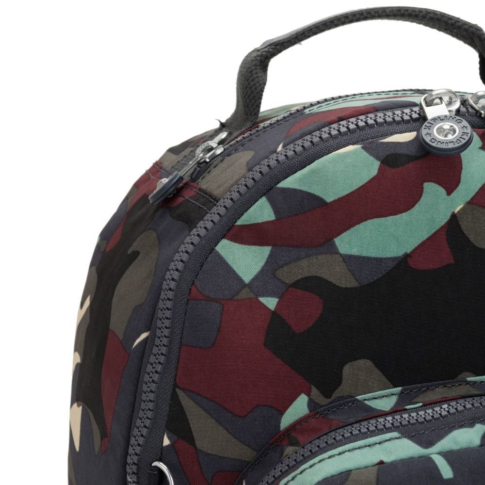 Kipling SEOUL Sizable bag along with Laptop Protection Camouflage Large.