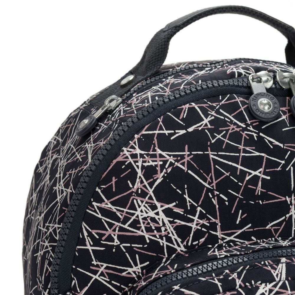 Kipling SEOUL Sizable Backpack along with Laptop Area Naval Force Stick Imprint.