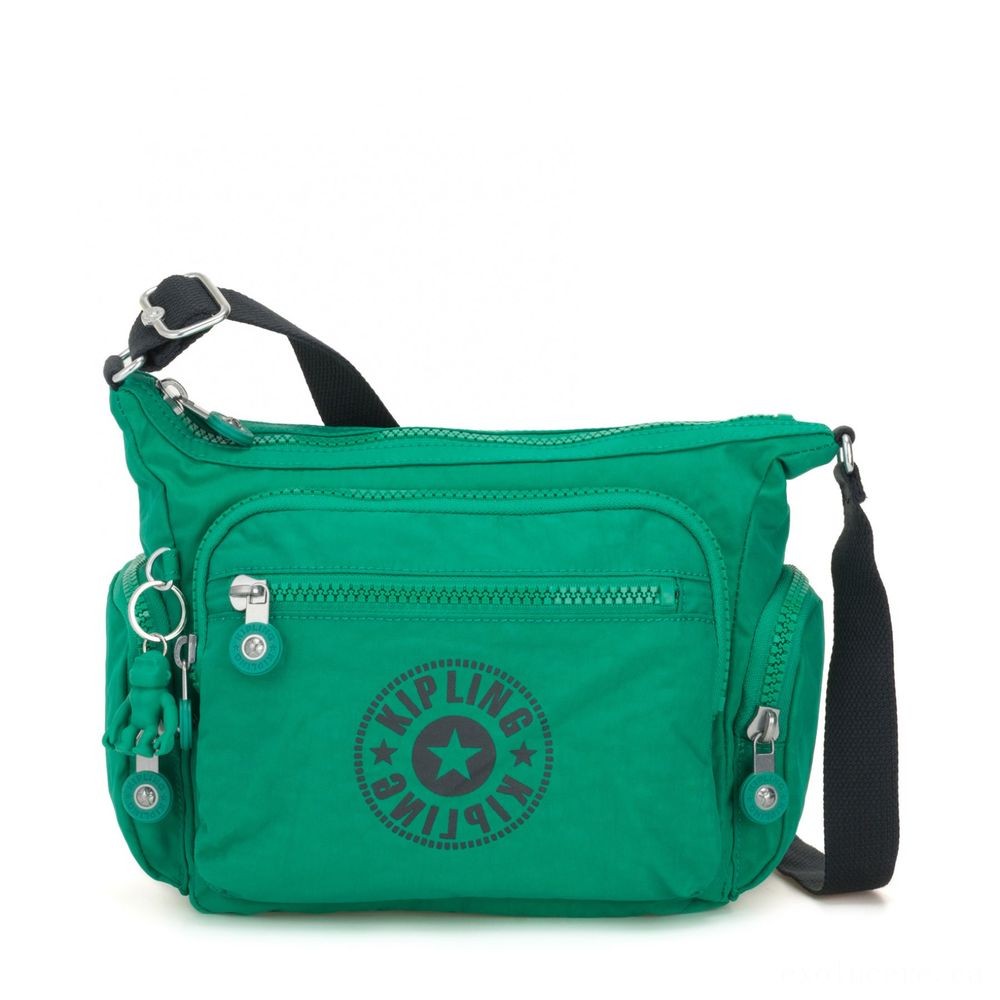 Kipling GABBIE S Crossbody Bag along with Phone Compartment Lively Green.