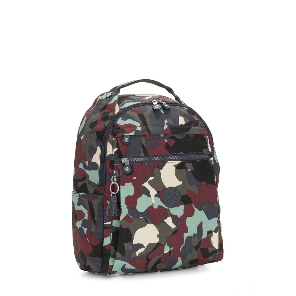 Kipling MICAH Medium Backpack Camouflage Sizable.