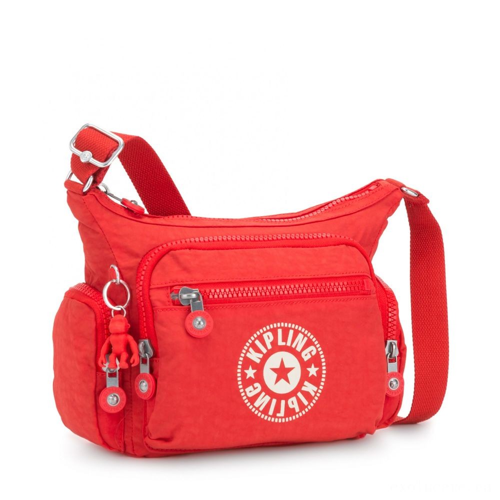 Special - Kipling GABBIE S Crossbody Bag along with Phone Chamber Active Reddish NC. - Blowout:£21