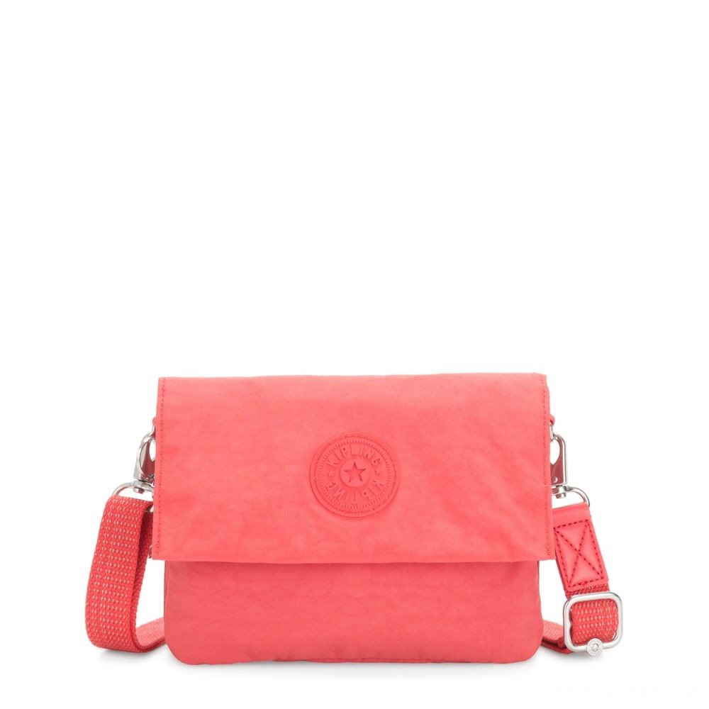 Liquidation Sale - Kipling OSYKA 2 in 1 Crossbody and Pouch along with Card Slot Machine Papaya. - Unbelievable Savings Extravaganza:£30