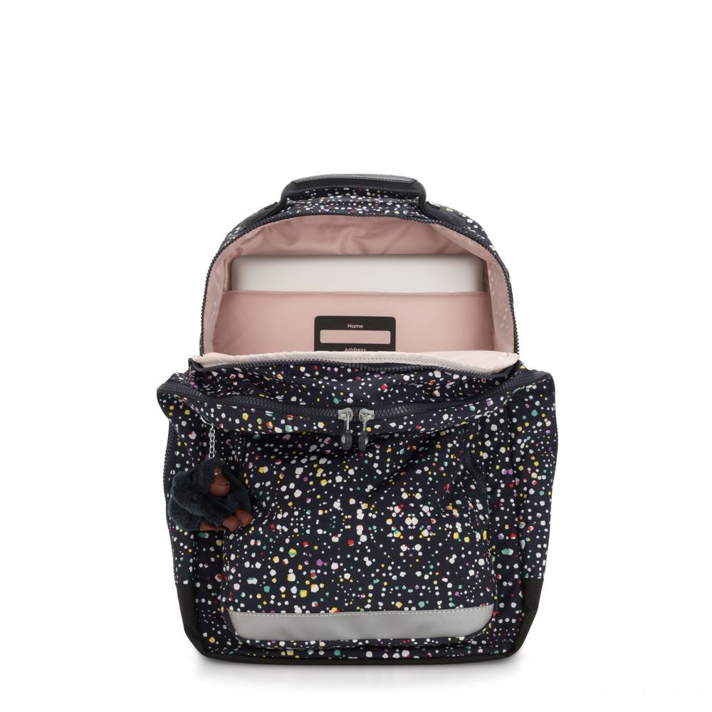 Price Drop - Kipling training class space Sizable backpack with laptop security Pleased Dot Print. - Hot Buy Happening:£67