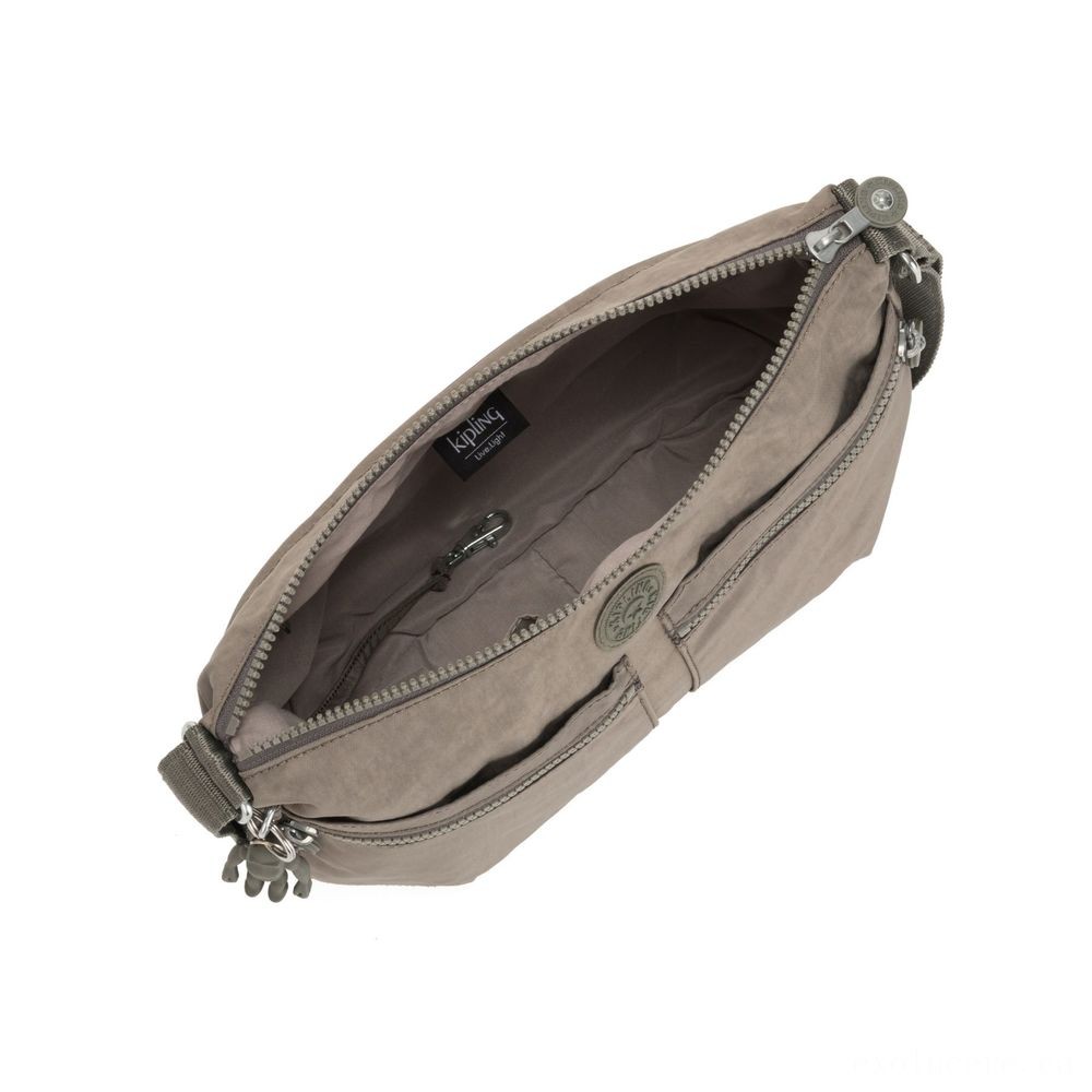 Closeout Sale - Kipling IZELLAH Tool Throughout Body System Handbag Seagrass - X-travaganza Extravagance:£36[cobag5195li]