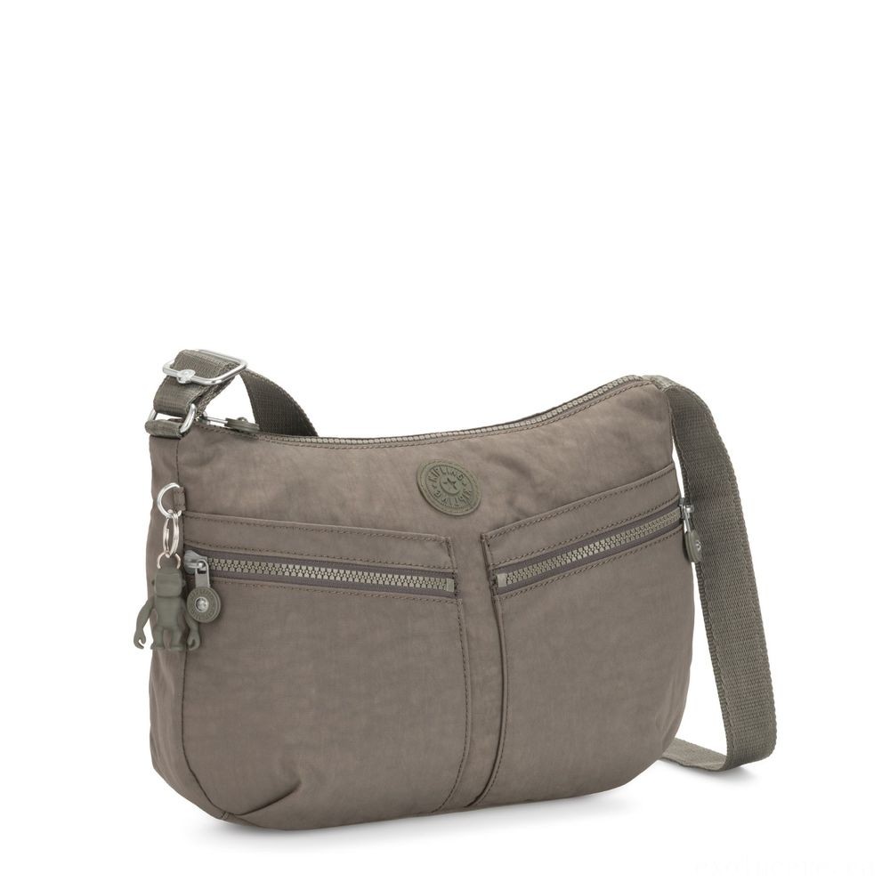 New Year's Sale - Kipling IZELLAH Tool All Over Body Shoulder Bag Seagrass - Boxing Day Blowout:£38