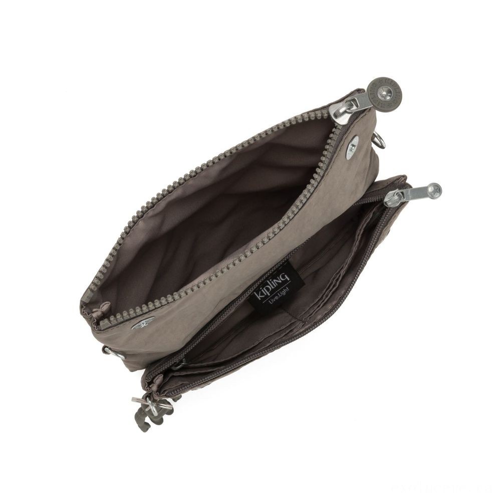 Kipling LYNNE Small Crossbody Bag with Detachable Flexible Shoulder strap Seagrass.