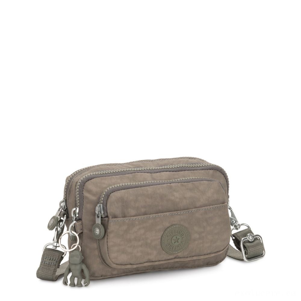 Christmas Sale - Kipling MULTIPLE Midsection Bag Convertible to Purse Seagrass. - Clearance Carnival:£31