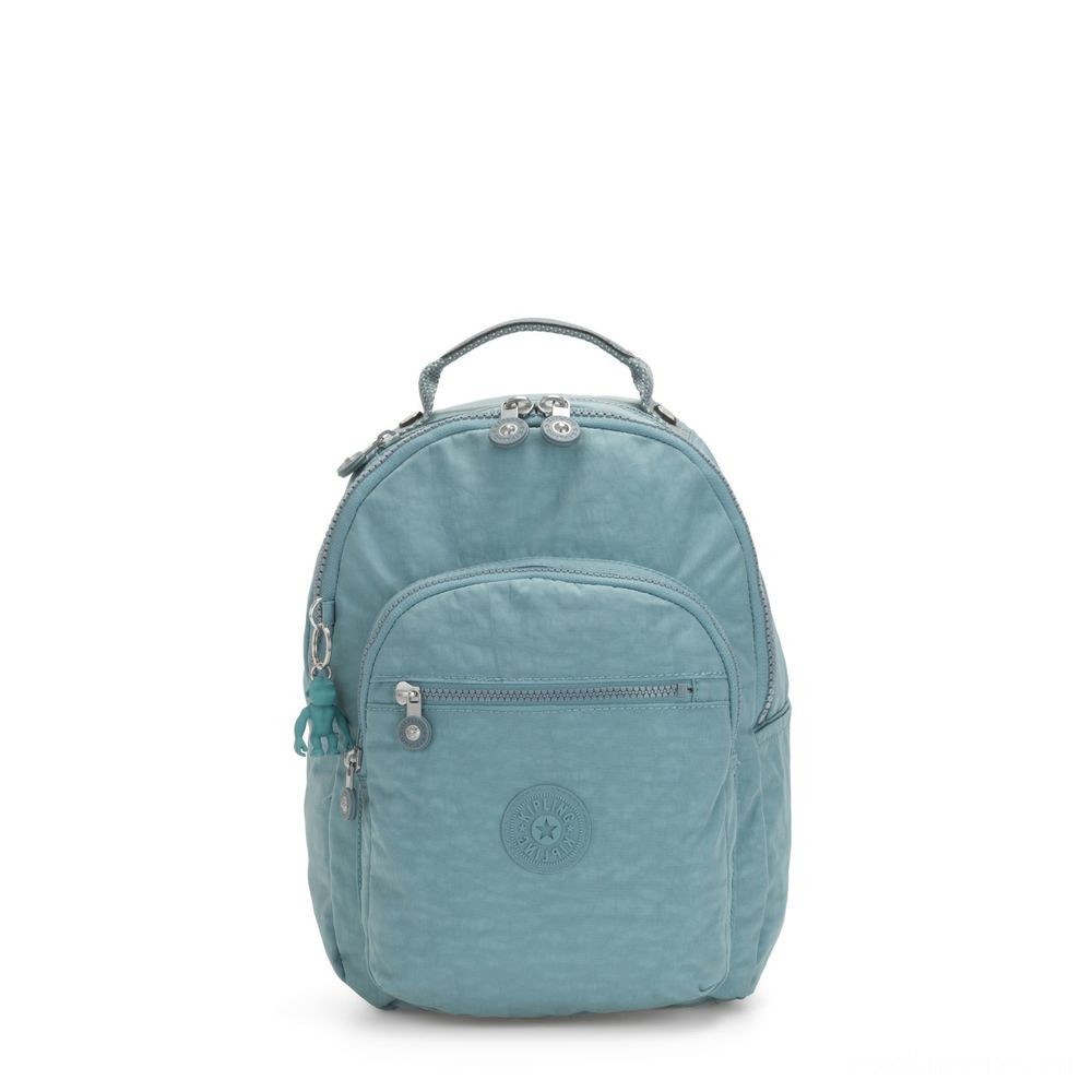 Warehouse Sale - Kipling SEOUL S Small Backpack along with Tablet Area Water Freeze. - Price Drop Party:£32