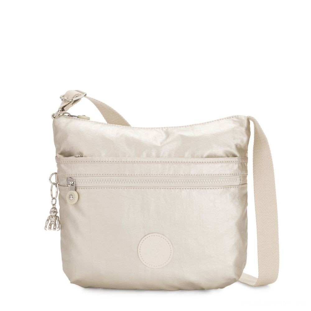 Back to School Sale - Kipling ARTO Handbag Around Body Cloud Metallic<br>. - Summer Savings Shindig:£32