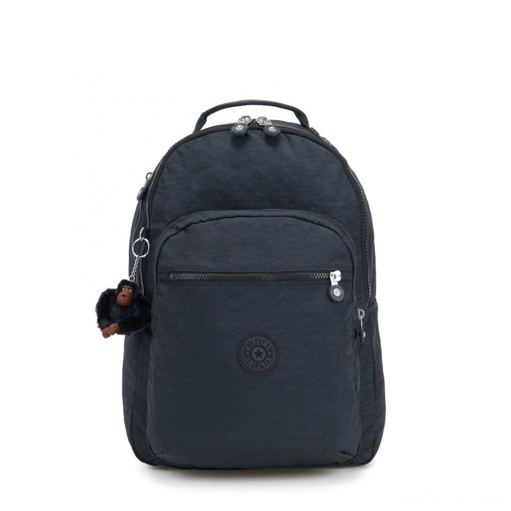 Kipling CLAS SEOUL Large backpack with Laptop pc Protection Correct Navy.