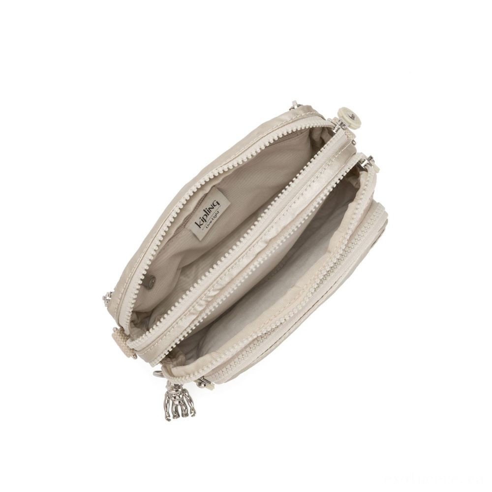 March Madness Sale - Kipling MULTIPLE Convertible waist bag Cloud Metal. - Reduced-Price Powwow:£31[nebag5222ca]