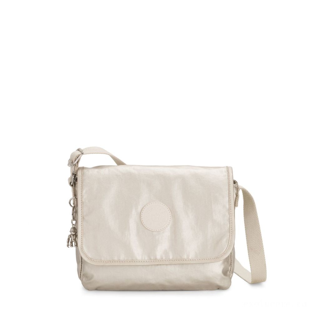 Price Crash - Kipling NITANY Channel Crossbody Bag Cloud Steel. - Valentine's Day Value-Packed Variety Show:£38