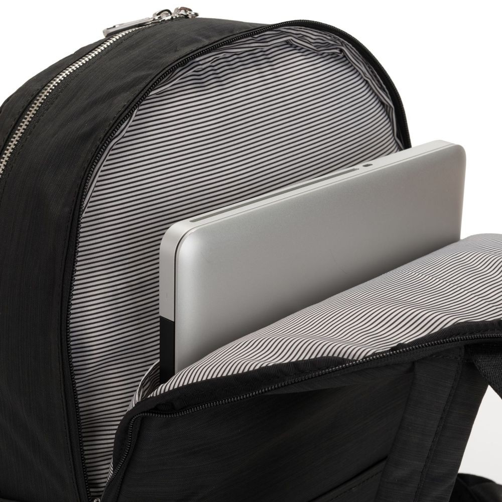 Kipling CITRINE Sizable Backpack along with Laptop/Tablet Chamber African-american Dazz.