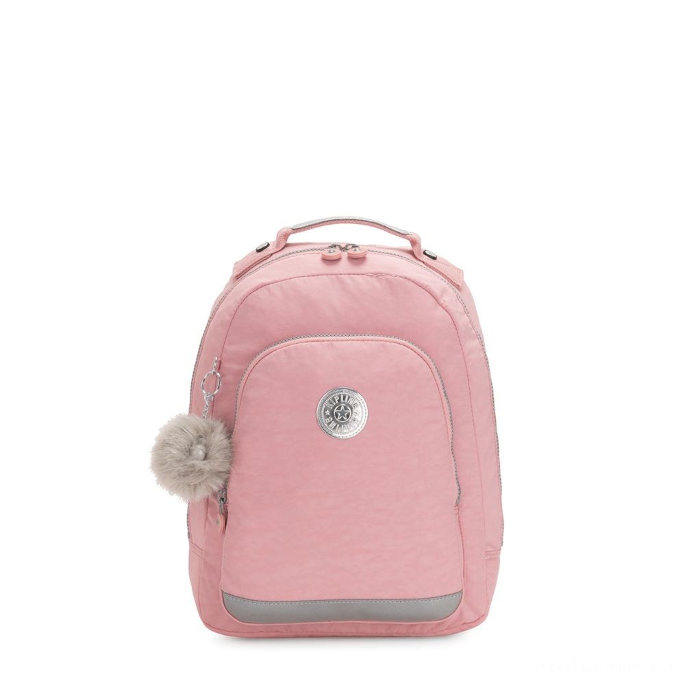 Kipling Lesson AREA S Small backpack with laptop defense Bridal Rose.