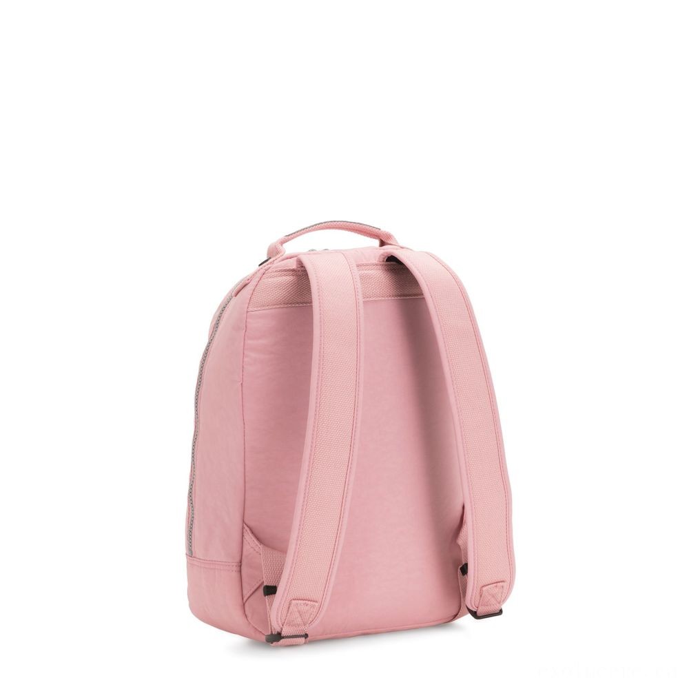 Kipling CLASS ROOM S Small backpack with laptop computer security Bridal Rose.