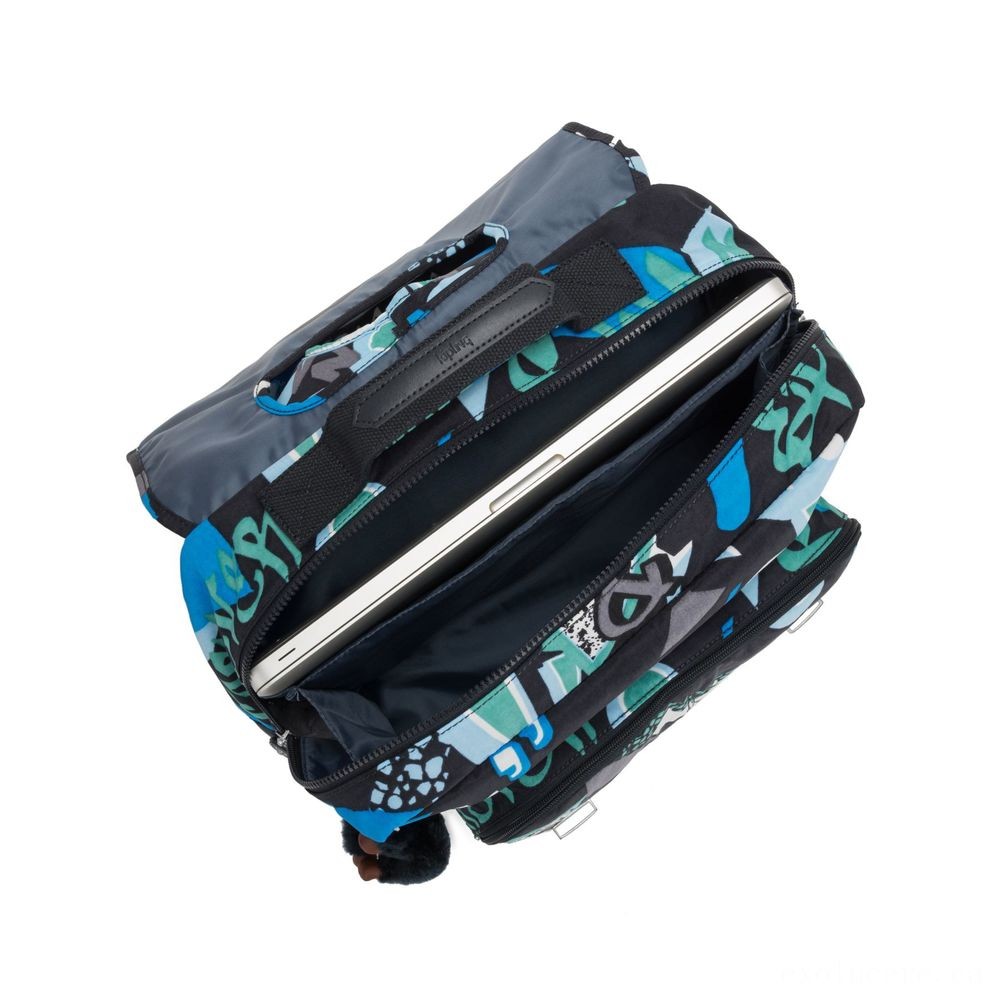 Web Sale - Kipling INIKO Medium Schoolbag with Padded Shoulder Straps Epic Boys. - Internet Inventory Blowout:£49