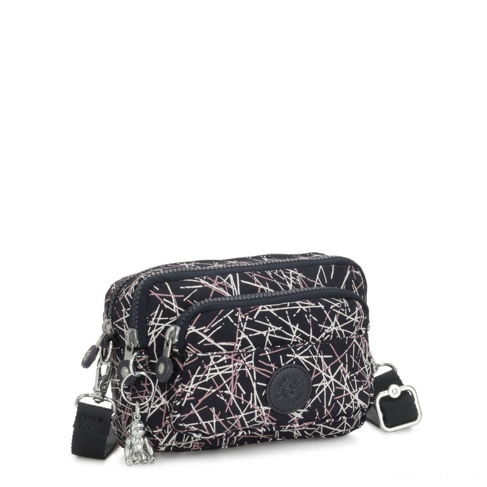 Exclusive Offer - Kipling MULTIPLE Convertible midsection bag Naval force Stick Print. - One-Day Deal-A-Palooza:£35
