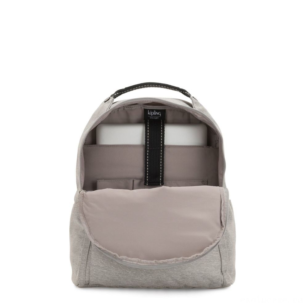 Three for the Price of Two - Kipling MICAH Medium Backpack Chalk Grey. - Super Sale Sunday:£38