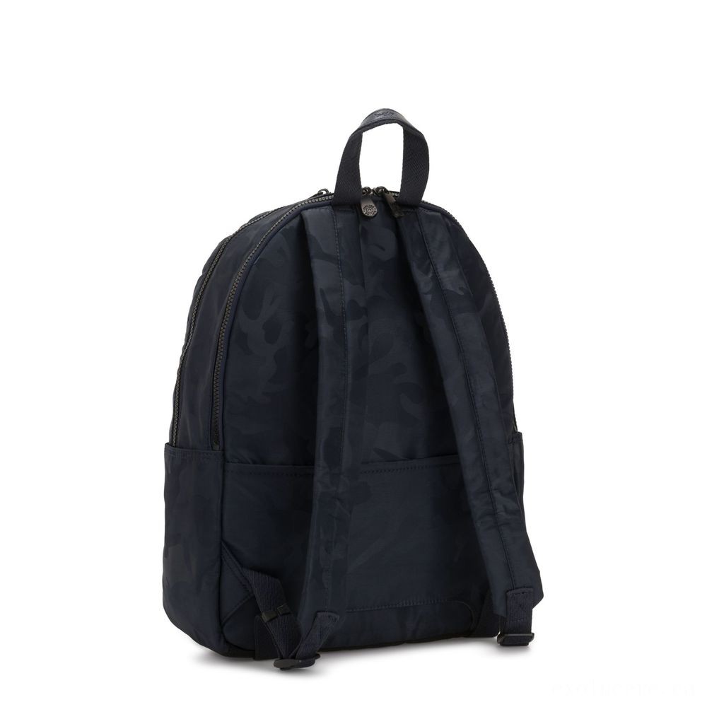 Kipling CITRINE Big Backpack along with Laptop/Tablet Compartment Silk Camo Blue.