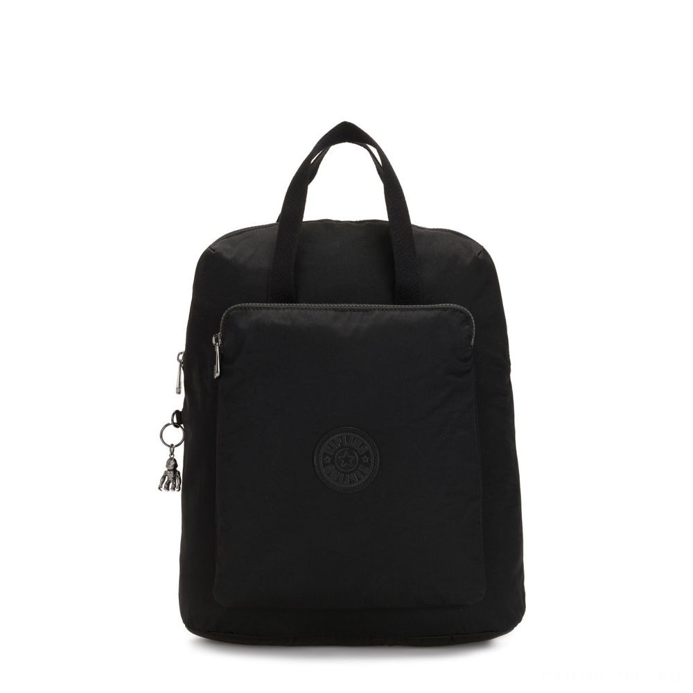 Kipling KAZUKI Large 2-in-1 Shoulderbag and also Backpack Wealthy Black.