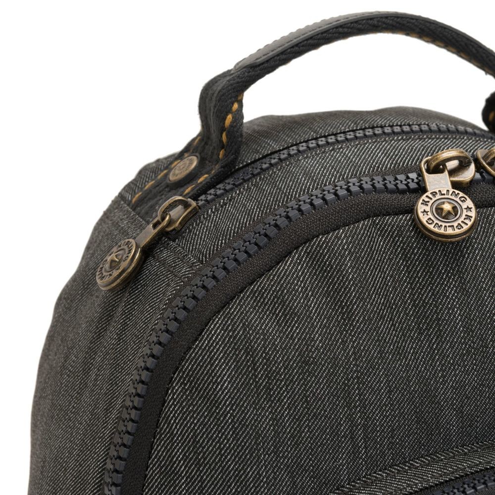 Kipling SEOUL S Small Knapsack along with Tablet Compartment Afro-american Indigo.