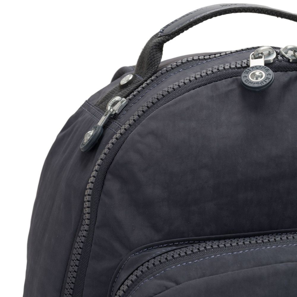Kipling SEOUL Water Repellent Backpack along with Notebook Area Evening Grey Nc.