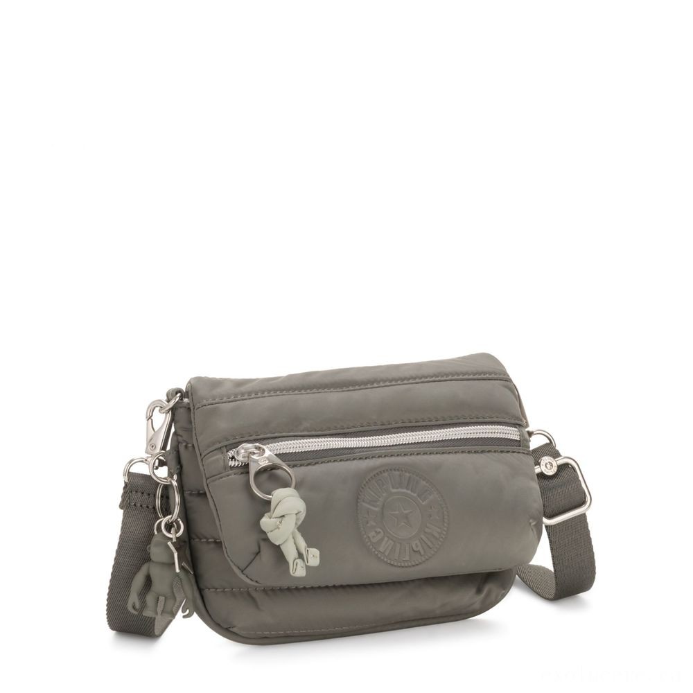 Independence Day Sale - Kipling TULIA Small Puff effect 2-in-1 Crossbody/Bum Bag Mountain Range Grey. - One-Day Deal-A-Palooza:£41[nebag5278ca]