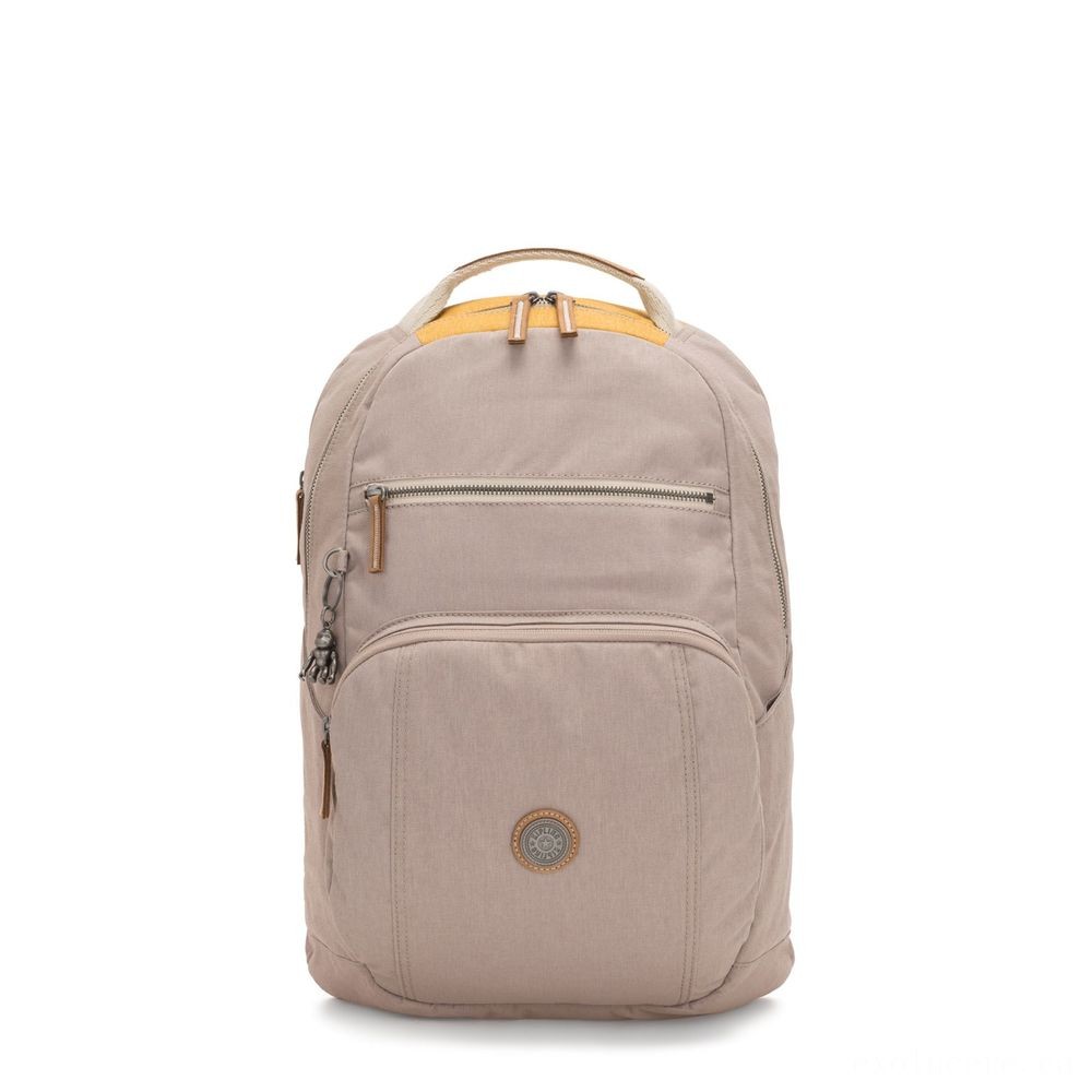 Kipling TROY Huge Backpack along with padded laptop chamber Bold Fungi Block.