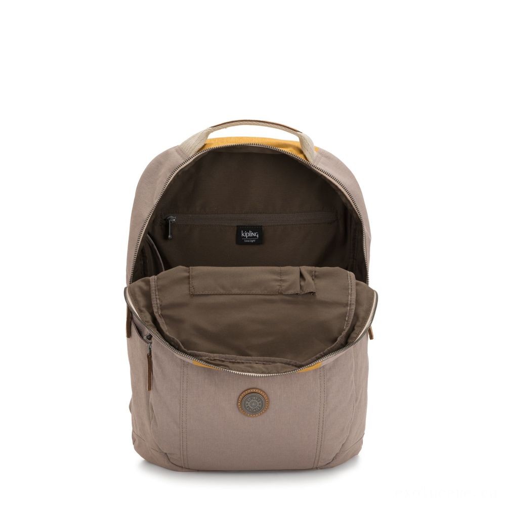 Kipling TROY Large Backpack along with padded notebook chamber Strong Fungi Block.