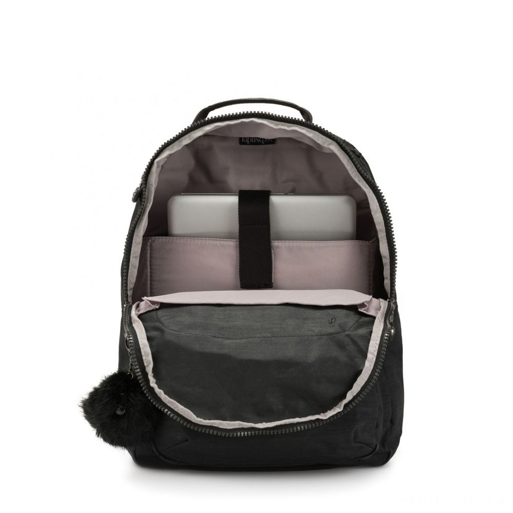 Kipling CLAS SEOUL Huge knapsack along with Laptop Protection Correct Dazz Black