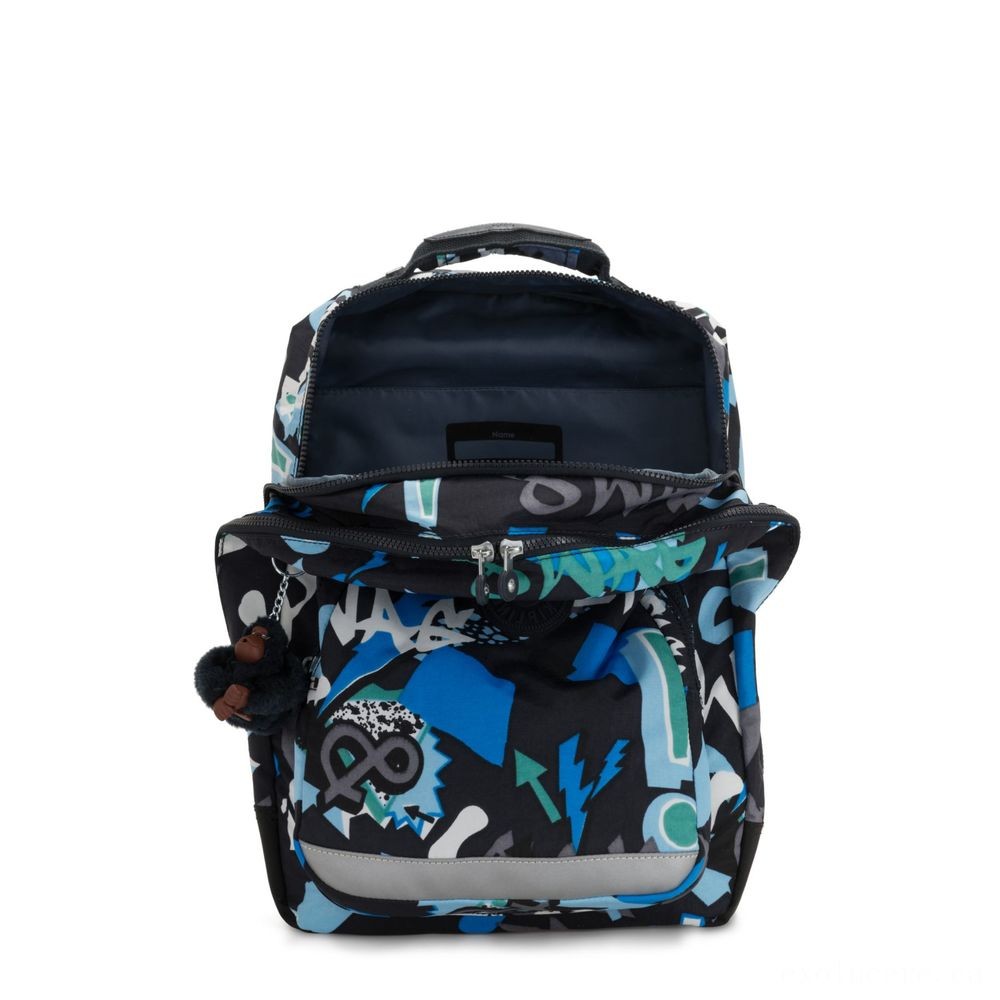 Kipling training class space Sizable backpack with laptop security Epic Boys.