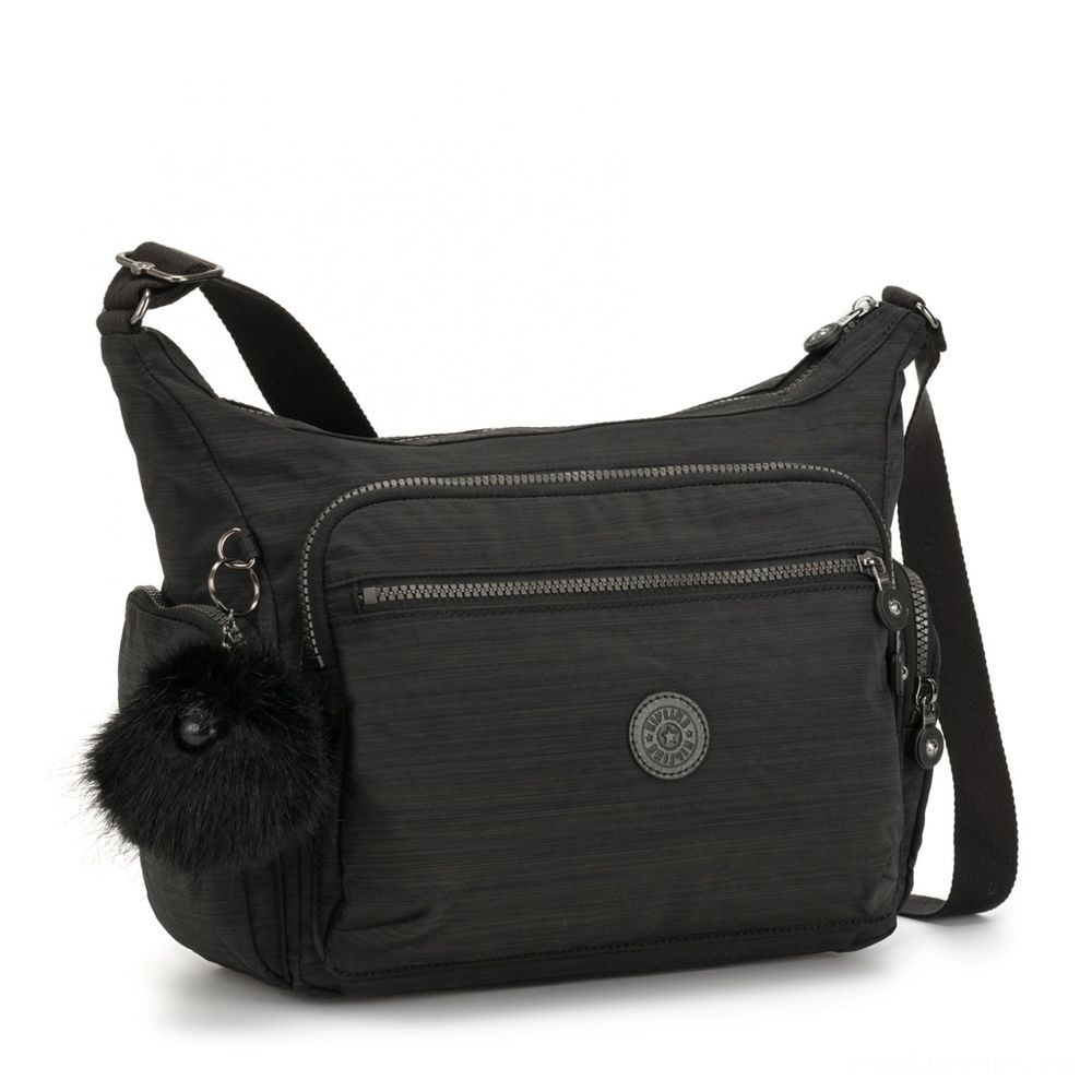 Kipling GABBIE Tool Shoulder Bag Real Dazz Black.