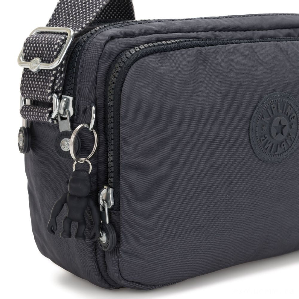 Final Clearance Sale - Kipling SILEN Small Throughout Physical Body Handbag Evening Grey. - President's Day Price Drop Party:£25[albag5306co]