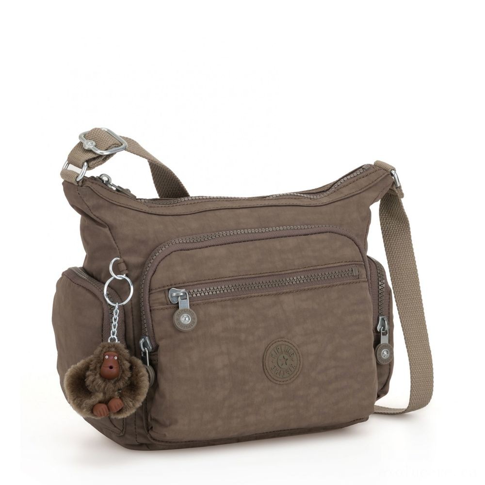 Fire Sale - Kipling GABBIE S Crossbody Bag with Phone Area Real Beige. - Reduced-Price Powwow:£41