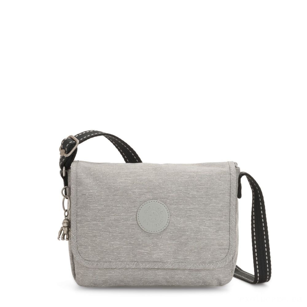Super Sale - Kipling NITANY Medium Crossbody Bag Chalk Grey. - Cash Cow:£23