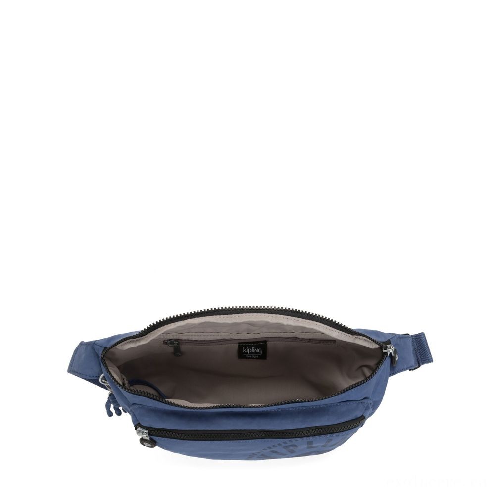 Markdown - Kipling YASEMINA XL Huge Bumbag Convertible to Crossbody Bag Soulfull Blue. - One-Day:£37