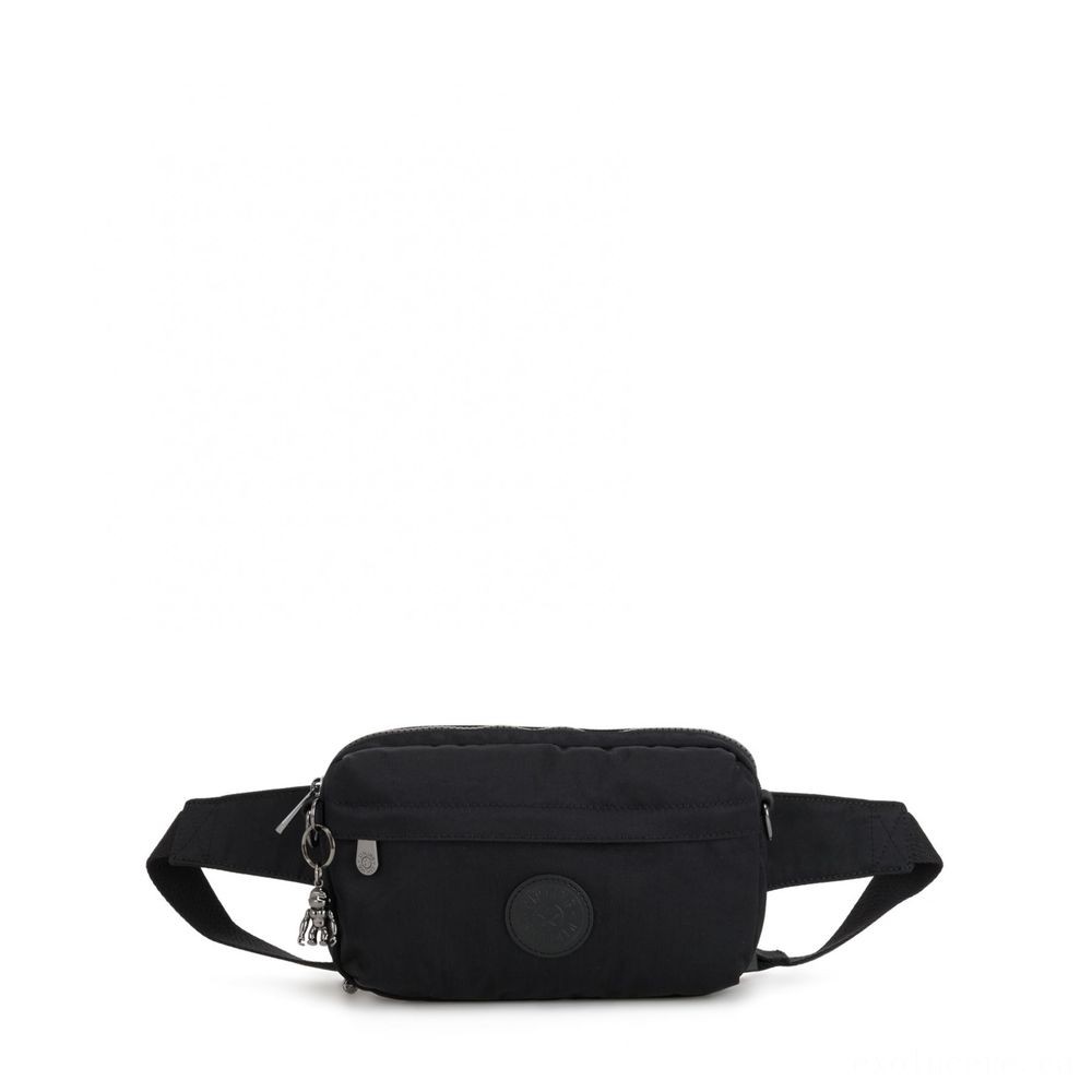 Memorial Day Sale - Kipling HALIMA Small 2-in-1 Waistbag and Crossbody Rich Black. - President's Day Price Drop Party:£37