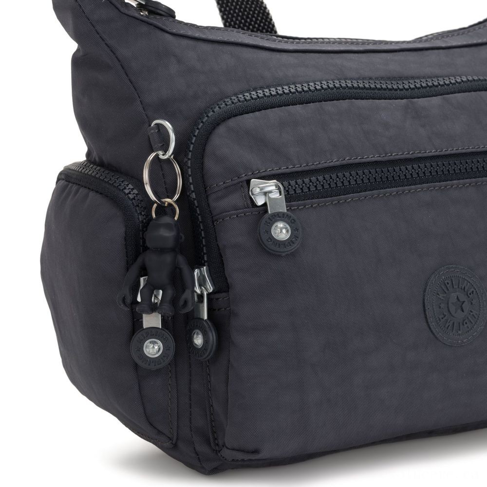Lowest Price Guaranteed - Kipling GABBIE S Crossbody Bag along with Phone Chamber Night Grey. - Value-Packed Variety Show:£30