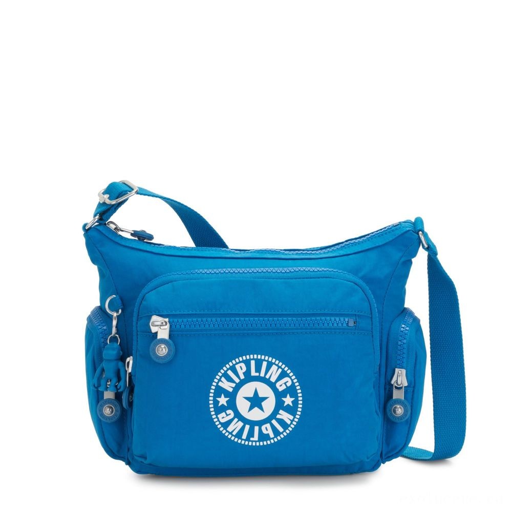 Summer Sale - Kipling GABBIE S Crossbody Bag along with Phone Compartment Methyl Blue Nc. - Anniversary Sale-A-Bration:£28[nebag5327ca]