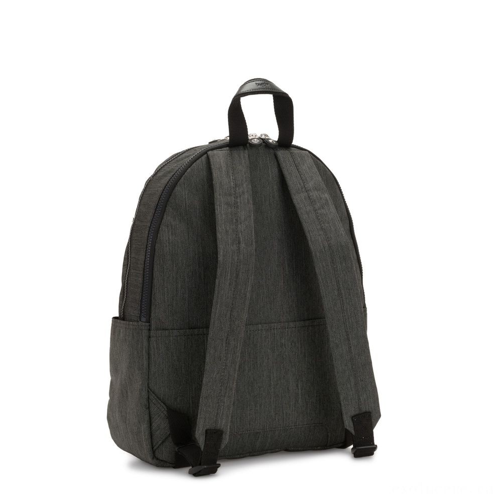 Kipling CITRINE Large Bag with Laptop/Tablet Chamber Black Indigo Work.