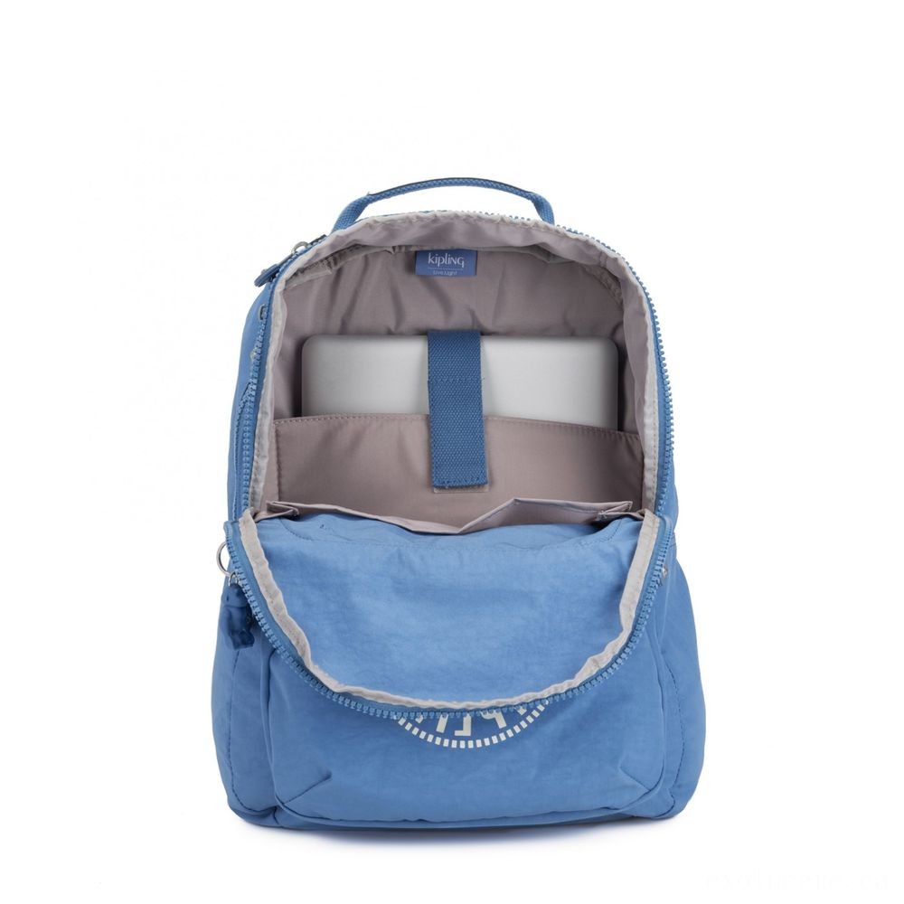 Final Sale - Kipling CLAS SEOUL Water Repellent Bag with Laptop Pc Area Dynamic Blue. - Spree:£24