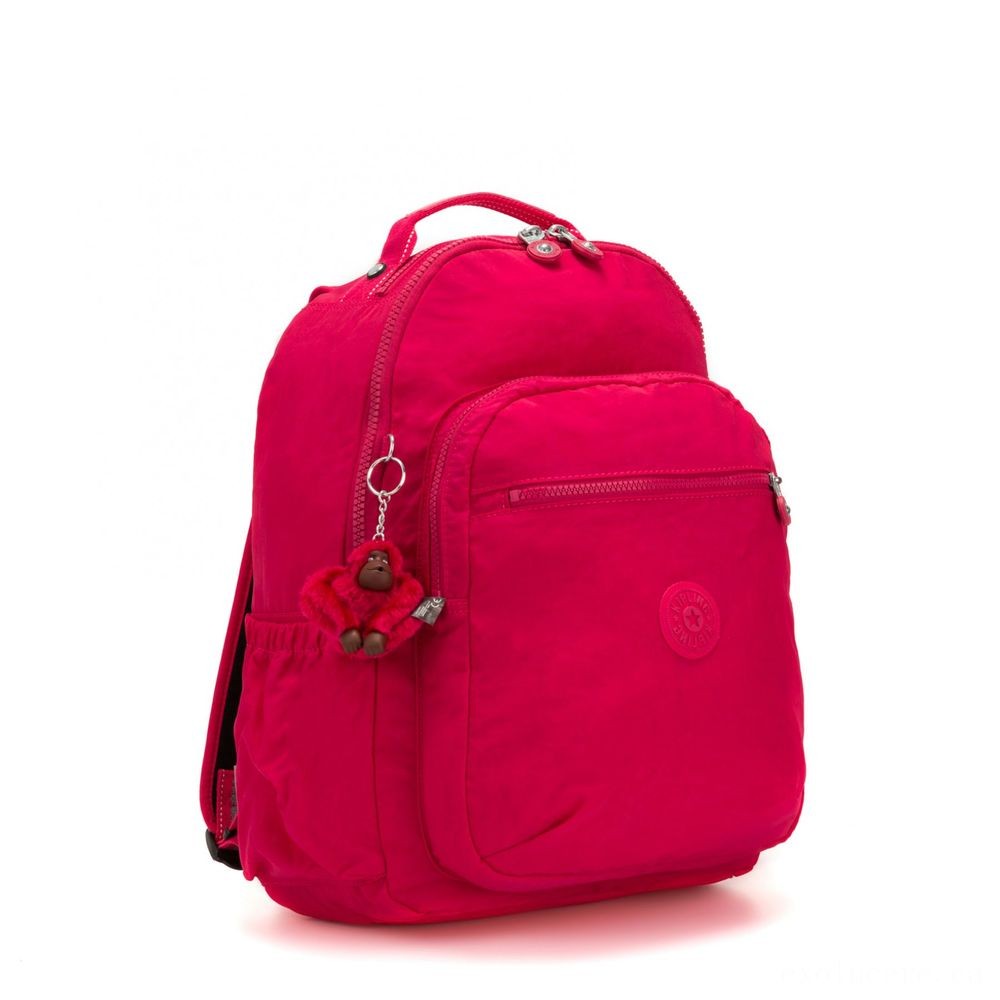 Clearance Sale - Kipling SEOUL GO Huge Knapsack along with Laptop Pc Security True Pink. - Steal:£45