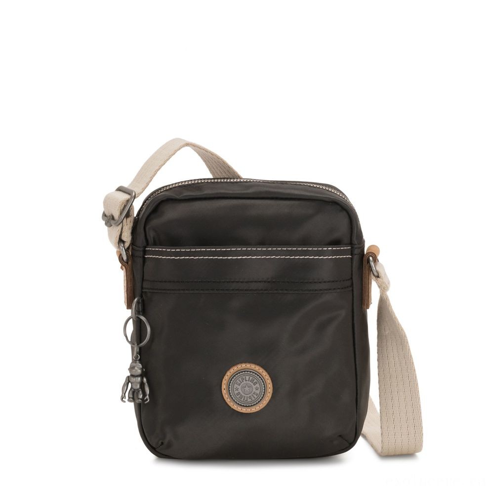 Kipling HISA Small Crossbody bag with front magneic wallet Delicate Black