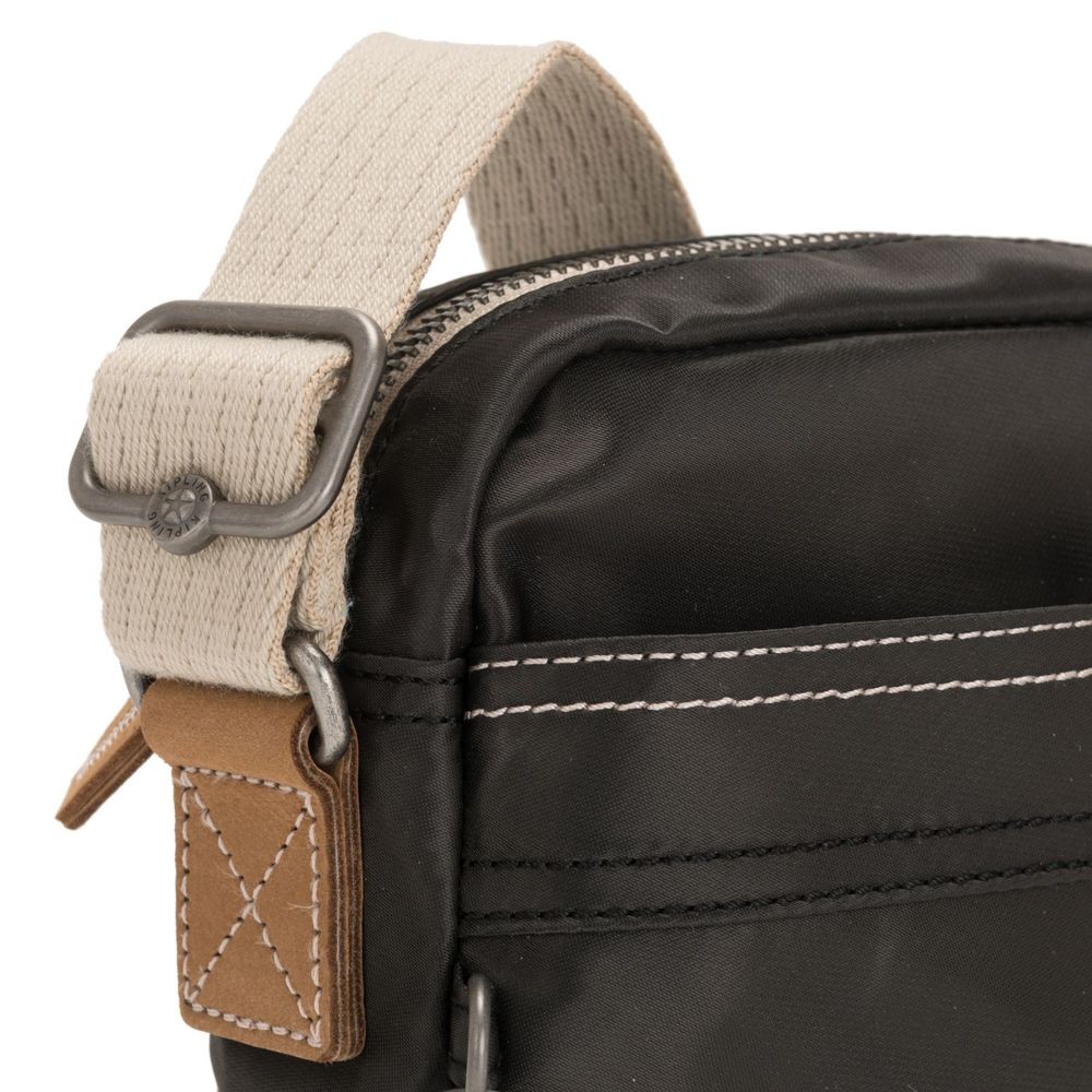 Kipling HISA Small Crossbody bag with front magneic pocket Fragile Black