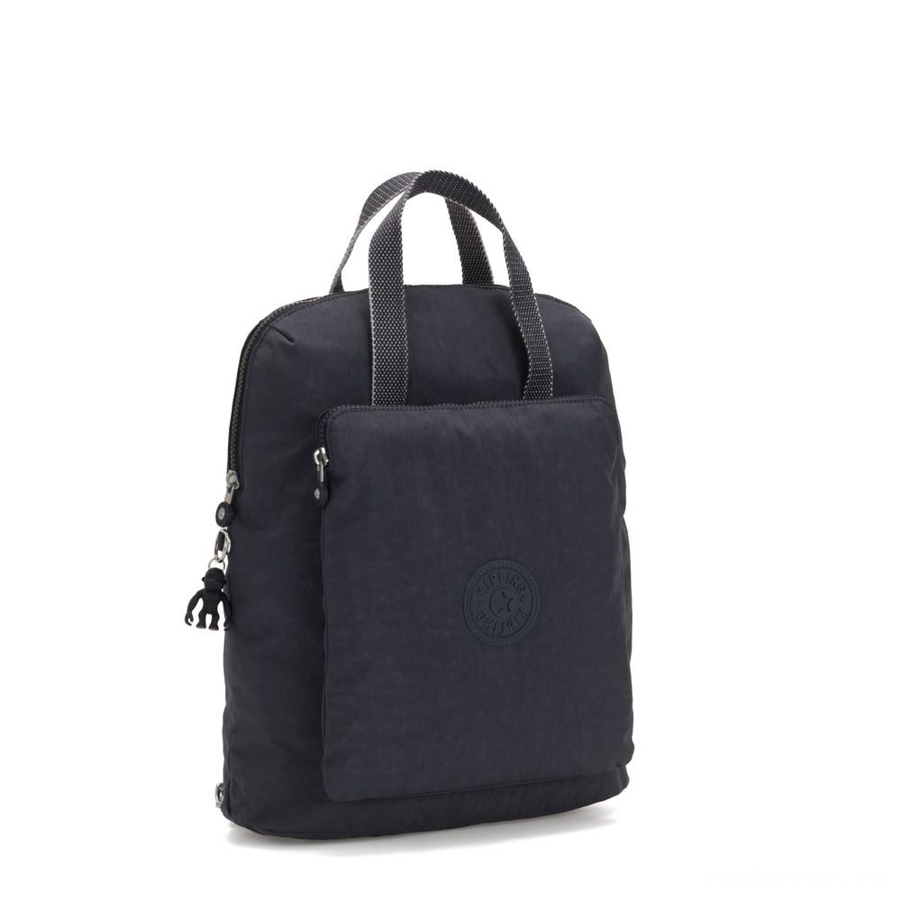 Kipling KAZUKI Sizable 2-in-1 Shoulderbag and also Backpack Night Grey.