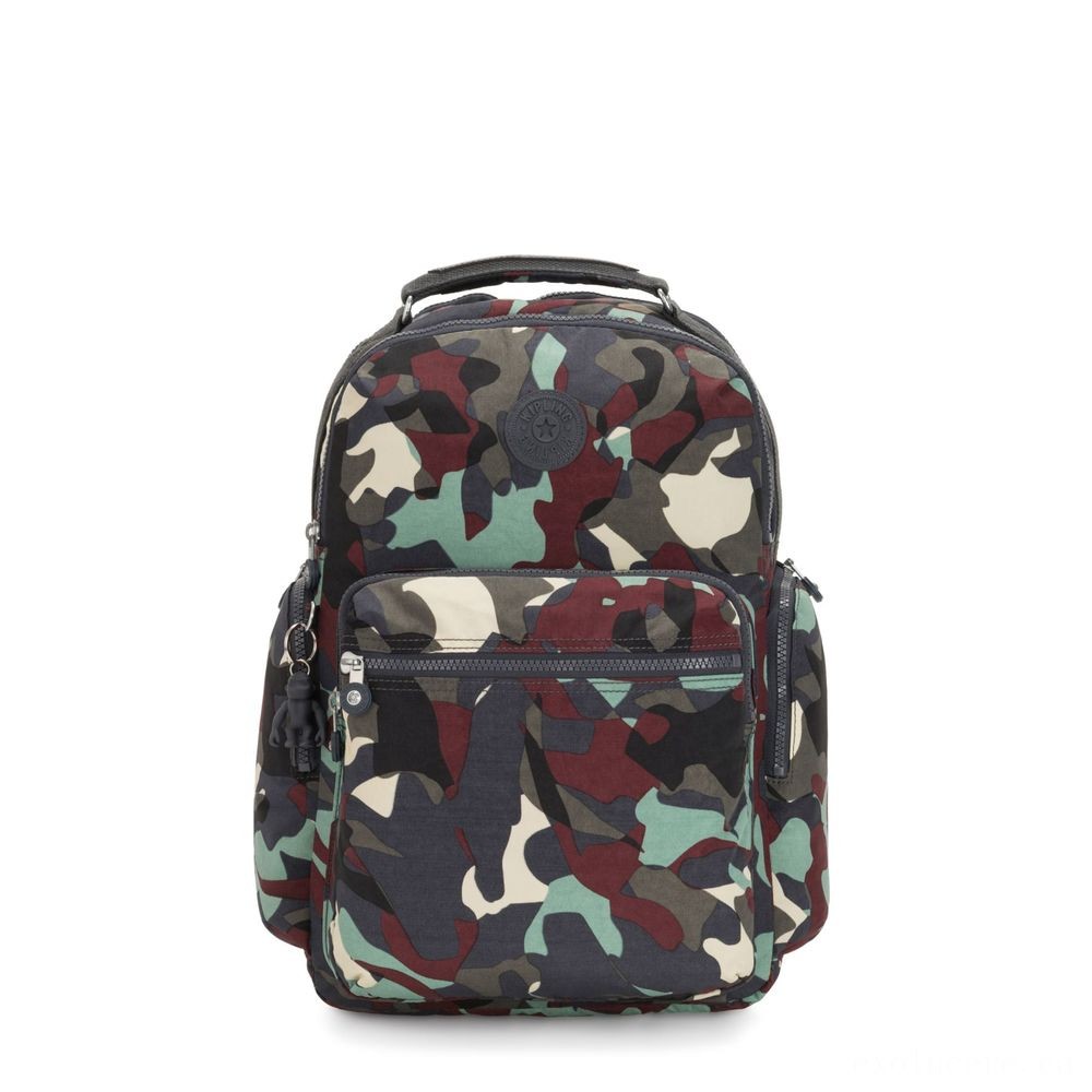 Kipling OSHO Sizable bag with organsiational wallets Camo Sizable.