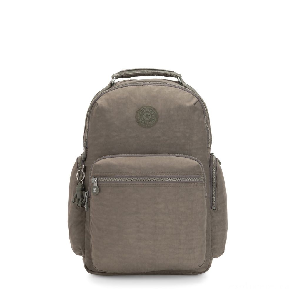 Kipling OSHO Large backpack along with organsiational pockets Seagrass.